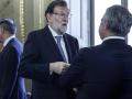 El expresidente del Gobierno, Mariano Rajoy, en la reunión del Jurado del XXXIII Premio de Convivencia