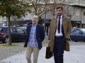 El alcalde de Orense, Gonzalo Pérez Jácom, a su llegada para declarar en el juzgado