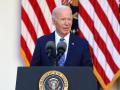 El presidente de Estados Unidos, Joe Biden, habla durante una rueda de prensa