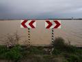 Agua turbia tras las lluvias de la DANA en la Albufera de Valencia