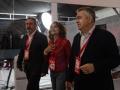 María Jesús Montero, junto a Santos Cerdán y Juan Espadas