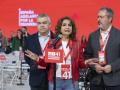 María Jesús Montero, junto a Juan Espadas y Santos Cerdán
