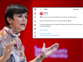Isabel Rodríguez y el mensaje del PSOE en redes sociales