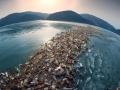 Imagen de la gran isla de basura del Pacífico