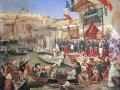 Llegada del mariscal Randon a Argel en 1857, por Ernest Francis Vacherot