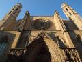 Fachada de la Basílica de Santa María del Mar, en Barcelona