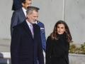 Los Reyes, antes de embarcar rumbo a Italia