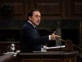 El ministro de Asuntos Exteriores, Unión Europea y Cooperación, José Manuel Albares, interviene durante una sesión plenaria, en el Congreso de los Diputados, a 28 de noviembre de 2024, en Madrid (España). Durante el pleno, han hablado de la relación con la ofensiva militar de Israel en Palestina y Líbano, tal y como venían reclamando desde octubre los socios del Ejecutivo, ERC y BNG.

Alejandro Martínez Vélez / Europa Press
28 NOVIEMBRE 2024;ORIENTE MEDIO;ALBARES;CONGRESO
28/11/2024