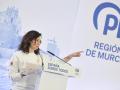 La presidenta de la Comunidad de Madrid, Isabel Díaz Ayuso en Murcia - Europa Press