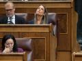 La diputada de Junts Miriam Nogueras durante un pleno en el Congreso