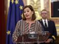 Francina Armengol en el homenaje a las víctimas en el Congreso