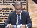 El director de la demoscópica privada Sociométrica, Gonzalo Adán, en el Senado
