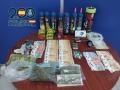 Material intervenido en una operación antidroga de la Policía Nacional, en Valencia