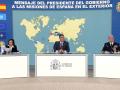 El presidente del Gobierno, Pedro Sánchez, ha mantenido este martes una videoconferencia con las unidades españolas en misiones humanitarias
Fotografía remitida a medios de comunicación exclusivamente para ilustrar la noticia a la que hace referencia la imagen, y citando la procedencia de la imagen en la firma
24/12/2024