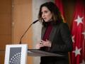 Isabel Díaz Ayuso en el último pleno del año en la Asamblea de Madrid