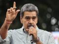 El presidente de Venezuela, Nicolás Maduro, habla a sus seguidores este miércoles en Caracas (Venezuela)