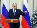 Vladimir Putin, presidente de Rusia durante una conferencia de prensa el 26 de diciembre de 2024