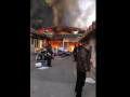 Incendio en el mercado de Liguang en China