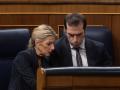 Yolanda Díaz y Carlos Cuerpo tienen visiones opuestas de materias clave