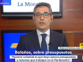 El ministro de Justicia y Presidencia, Félix Bolaños, en una entrevista en RTVE