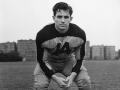 Kerouac como jugador de fútbol americano en la Universidad de Columbia