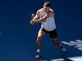 Carlos Alcaraz, durante un entrenamiento previo al Open de Australia