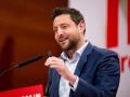 El alcalde de Tarragona, Rubén Viñuales, en un mítin del PSC