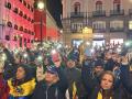 Cientos de venezolanos se manifestaron en Sol en apoyo a Edmundo González y María Corina Machado