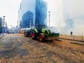 Protestas de agricultores en el barrio europeo de Bruselas en marzo de 2024