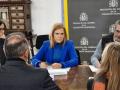 La delegada del Gobierno en la Comunidad Valenciana, Pilar Bernabé, en el centro de la foto