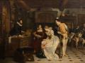 Jeanne d'Albret Comprando Guantes Envenenados del Perfumista de Catalina de Médici, 1852-1858