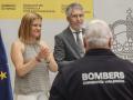 La delegada del Gobierno, Pilar Bernabé, y el ministro del Interior, Fernando Grande-Marlaska