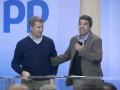Alberto Núñez Feijóo y Carlos Mazón, en la cumbre del PP celebrada en Asturias