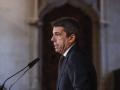 El presidente de la Generalitat Valenciana, Carlos Mazón, durante una comparecencia