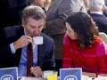 El líder del PP, Alberto Núñez Feijóo y la presidenta de la Comunidad de Madrid, Isabel Díaz Ayuso