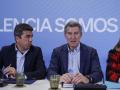 Alberto Núñez Feijóo y Carlos Mazón, en un acto del PP en Valencia con alcaldes de municipios afectados por la dana