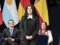 Marjane Satrapi durante la ceremonia de los Premios Princesa de Asturias el pasado octubre