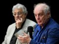 Daniel Barenboim, en primer plano, junto a Plácido Domingo