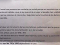 Captura de la carta enviada en nombre de la Seguridad Social.