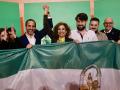 La próxima secretaria general del PSOE andaluz, María Jesús Montero, este viernes en un acto con la militancia en Málaga