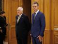 El presidente del Tribunal Constitucional, Cándido Conde-Pumpido y el presidente del Gobierno, Pedro Sánchez