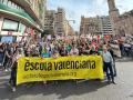Una manifestación a favor del valenciano en las aulas, en Valencia, en una imagen de archivo