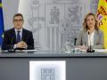 Los ministros Félix Bolaños y Pilar Alegría