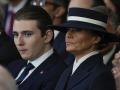 Melania Trump and Barron Trump during the 47th President of the United States at the 60th Presidential Inauguration in Washington, DC on Monday, January 20, 2025.