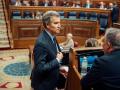 El líder del PP, Alberto Núñez Feijóo, durante el Pleno de este miércoles en el Congreso de los DIputados