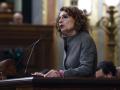 María Jesús Montero, durante el debate de este miércoles en el Congreso