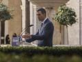 El presidente del Gobierno, Pedro Sánchez, en la Delegación del Gobierno en la Comunidad Valenciana, este jueves