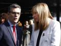 El ministro de Justicia, Félix Bolaños, y la presidenta del Consejo General del Poder Judicial y del Tribunal Supremo de España, Isabel Perelló