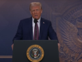 Trump durante su comparecencia en Davos