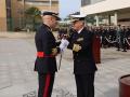 El AJEMA entrega el bastón de mando al nuevo comandante general de la Infantería de Armada